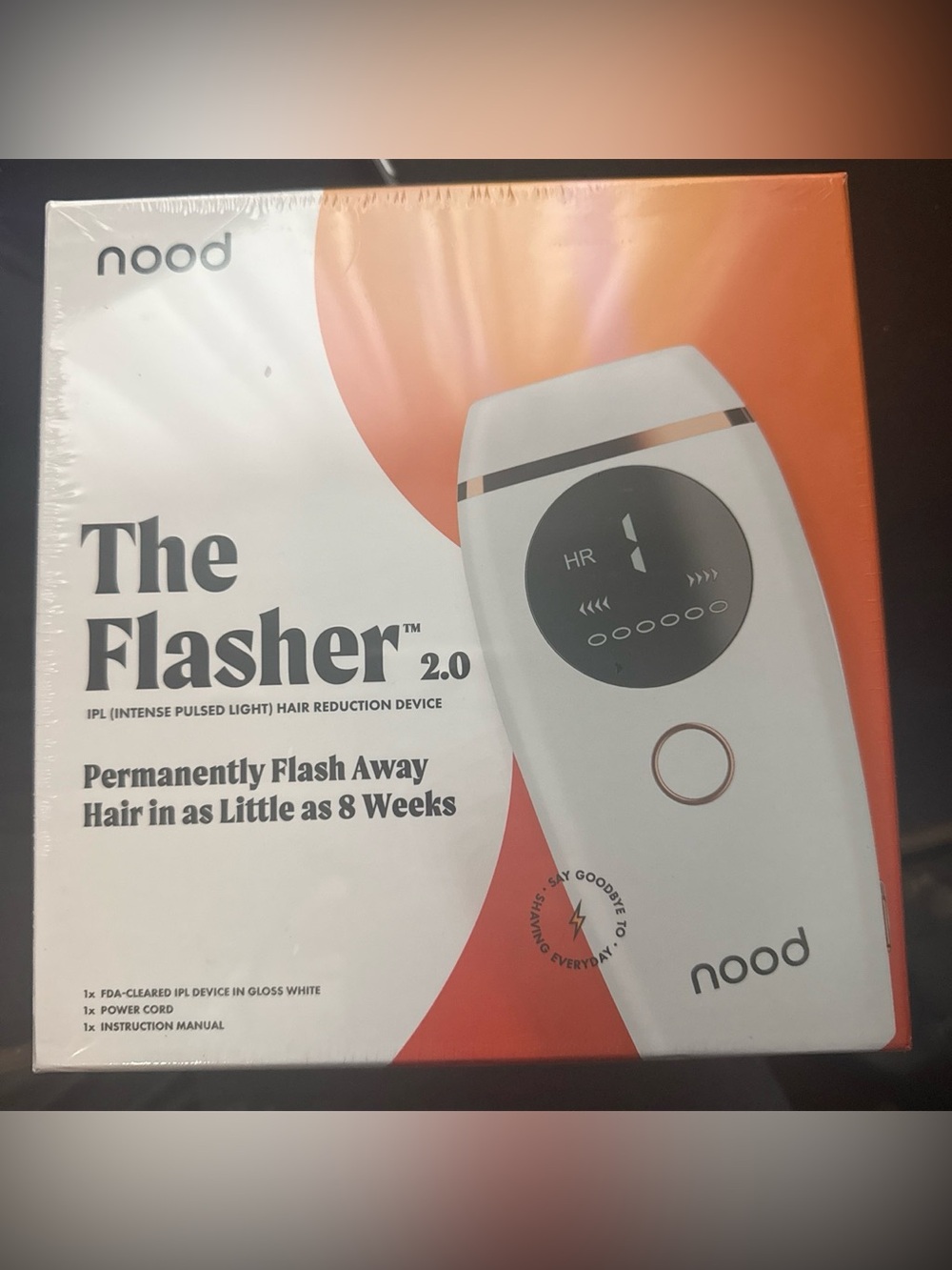 The Flasher 2.0 IPL Hair Reduction Device - White